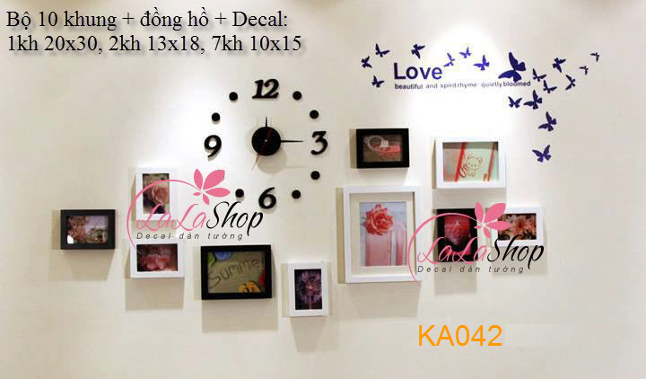 Khung ảnh 10 khung - KA042